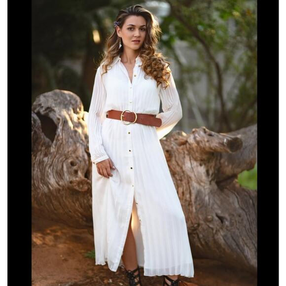 ZARA Belted Midi Dress NWT LAST ONE!!! 🤍 - Picture 8 of 16